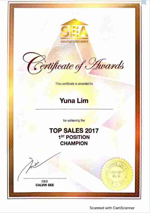 top property agent 2017 1st award